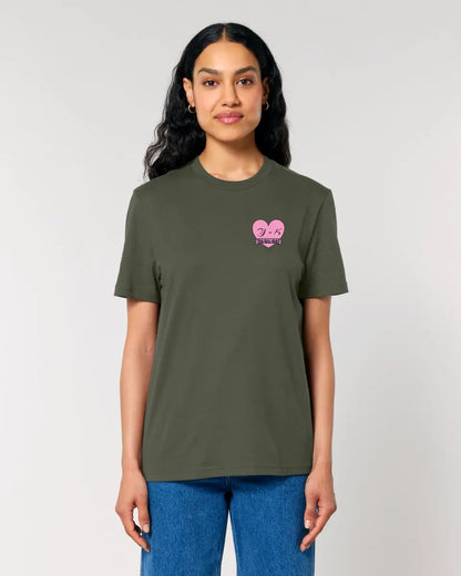 Heart with a message • Unisex premium T-shirt XS-5XL made of organic cotton for women &amp; men • Exclusive design • personalized • chest print