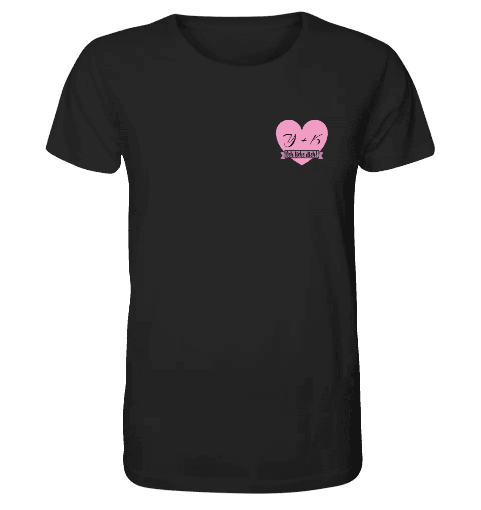 Heart with a message • Unisex premium T-shirt XS-5XL made of organic cotton for women &amp; men • Exclusive design • personalized • chest print