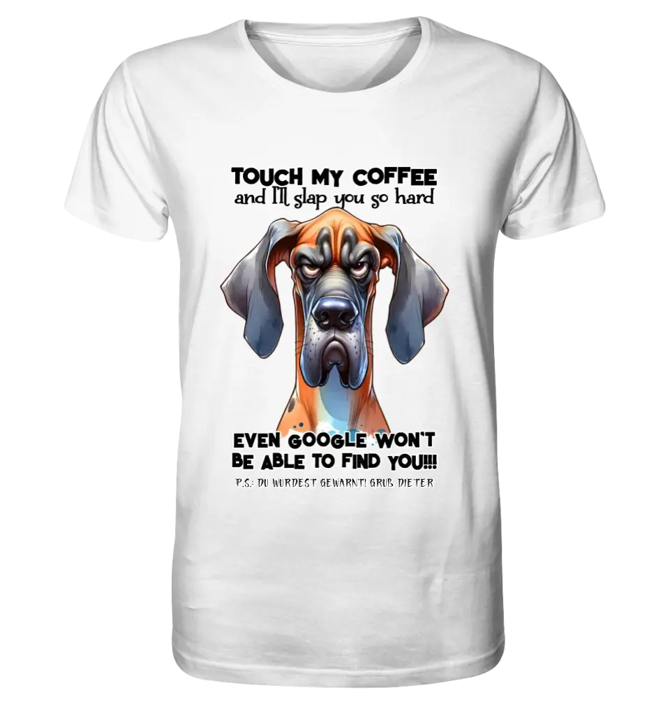 Coffee-Dog • Coffee • Dog • Unisex Premium T-Shirt XS-5XL made of organic cotton for women &amp; men • Exclusive design • personalized