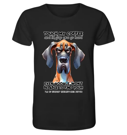 Coffee-Dog • Kaffee • Hund • Unisex Premium T-Shirt XS-5XL aus Bio-Baumwolle für Damen & Herren • Exklusivdesign • personalisiert