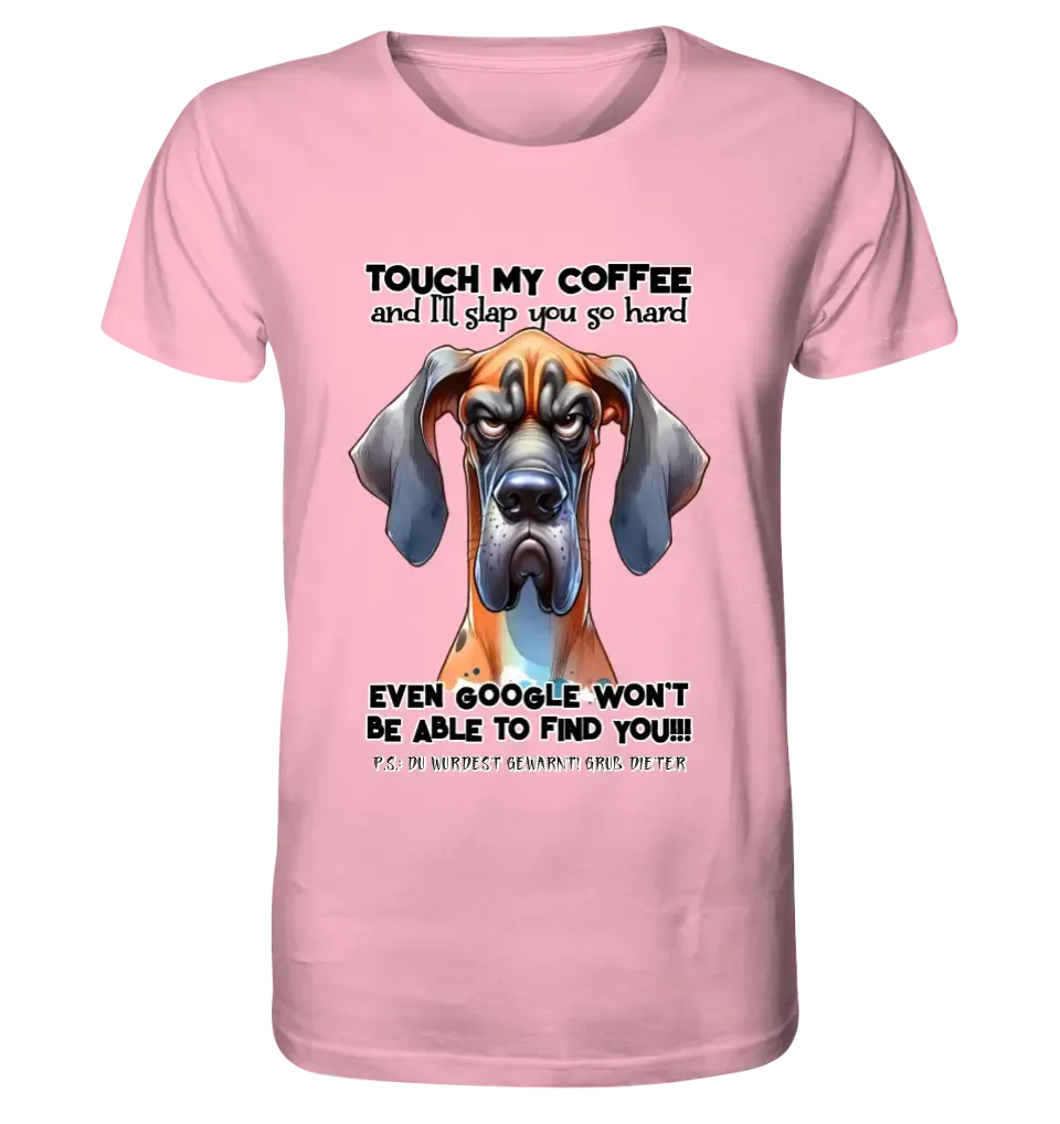 Coffee-Dog • Kaffee • Hund • Unisex Premium T-Shirt XS-5XL aus Bio-Baumwolle für Damen & Herren • Exklusivdesign • personalisiert