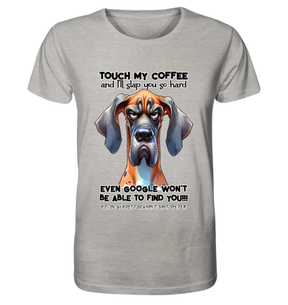 Coffee-Dog • Kaffee • Hund • Unisex Premium T-Shirt XS-5XL aus Bio-Baumwolle für Damen & Herren • Exklusivdesign • personalisiert