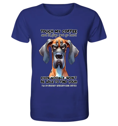 Coffee-Dog • Kaffee • Hund • Unisex Premium T-Shirt XS-5XL aus Bio-Baumwolle für Damen & Herren • Exklusivdesign • personalisiert