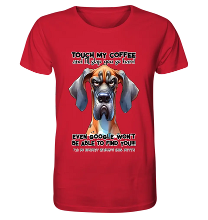 Coffee-Dog • Kaffee • Hund • Unisex Premium T-Shirt XS-5XL aus Bio-Baumwolle für Damen & Herren • Exklusivdesign • personalisiert