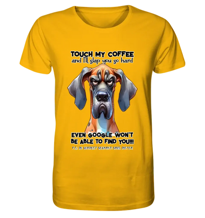 Coffee-Dog • Kaffee • Hund • Unisex Premium T-Shirt XS-5XL aus Bio-Baumwolle für Damen & Herren • Exklusivdesign • personalisiert