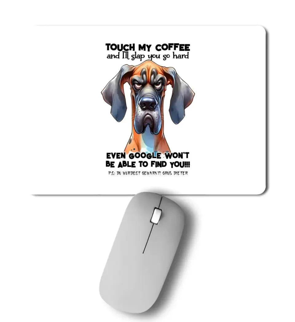 Coffee-Dog • Kaffee • Hund • Mousepad • Exklusivdesign • personalisiert