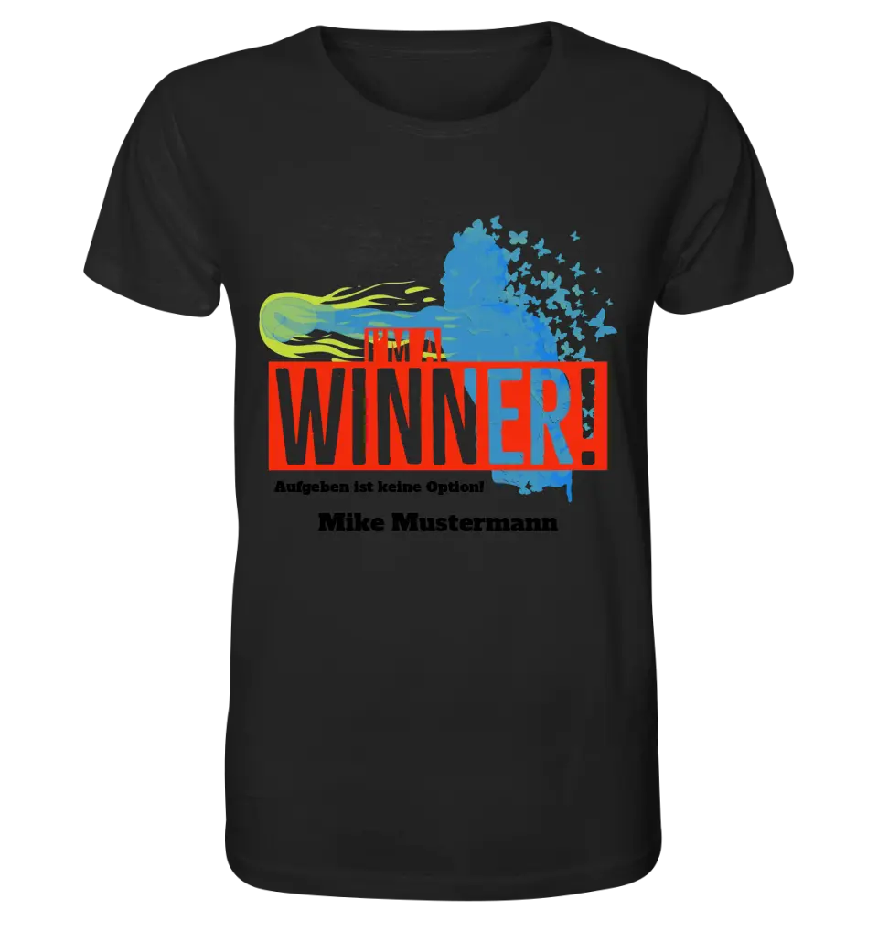 I´M A WINNER • Unisex Premium T-Shirt XS-5XL aus Bio-Baumwolle für Damen & Herren • Exklusivdesign • personalisiert