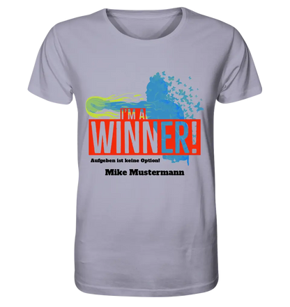 I´M A WINNER • Unisex Premium T-Shirt XS-5XL aus Bio-Baumwolle für Damen & Herren • Exklusivdesign • personalisiert