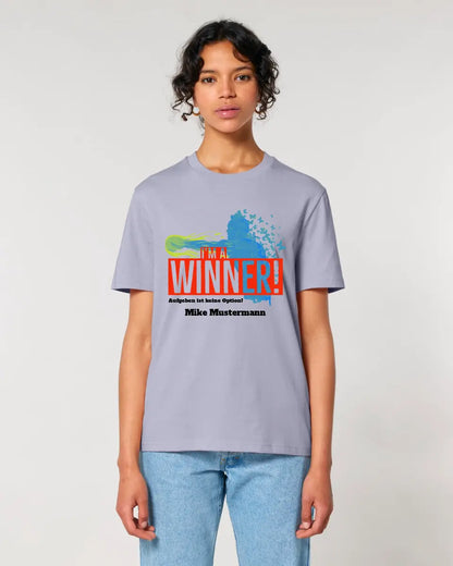 I´M A WINNER • Unisex Premium T-Shirt XS-5XL aus Bio-Baumwolle für Damen & Herren • Exklusivdesign • personalisiert