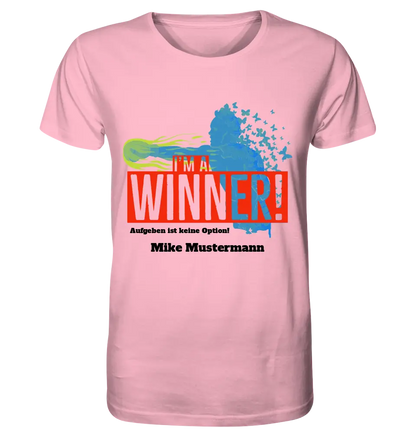 I´M A WINNER • Unisex Premium T-Shirt XS-5XL aus Bio-Baumwolle für Damen & Herren • Exklusivdesign • personalisiert