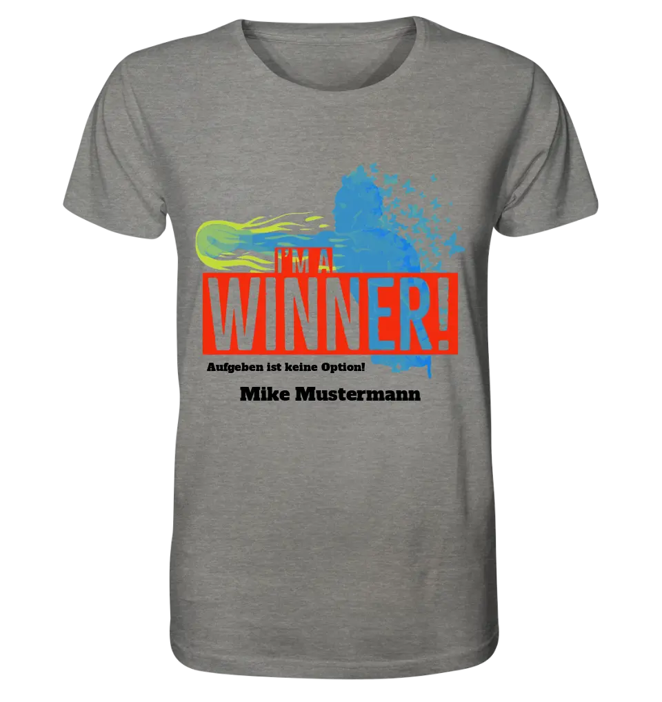 I´M A WINNER • Unisex Premium T-Shirt XS-5XL aus Bio-Baumwolle für Damen & Herren • Exklusivdesign • personalisiert