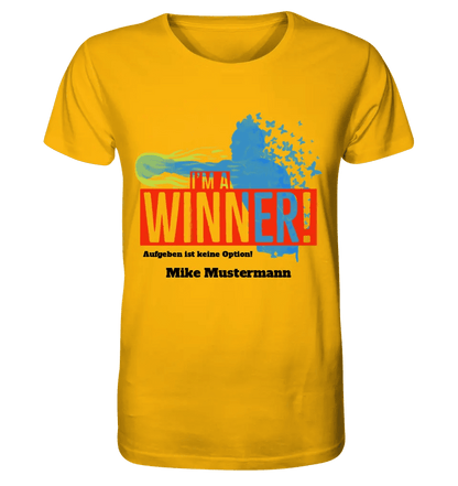 I´M A WINNER • Unisex Premium T-Shirt XS-5XL aus Bio-Baumwolle für Damen & Herren • Exklusivdesign • personalisiert