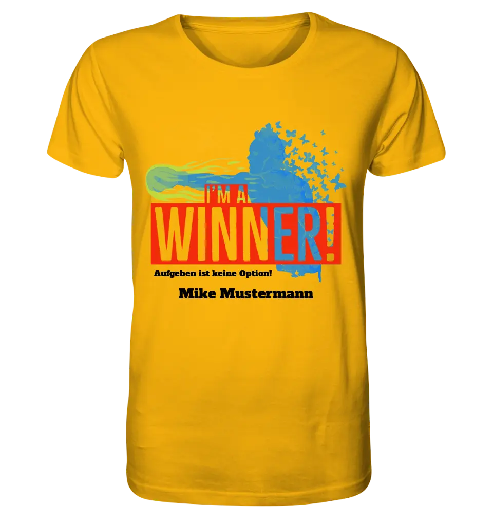 I´M A WINNER • Unisex Premium T-Shirt XS-5XL aus Bio-Baumwolle für Damen & Herren • Exklusivdesign • personalisiert