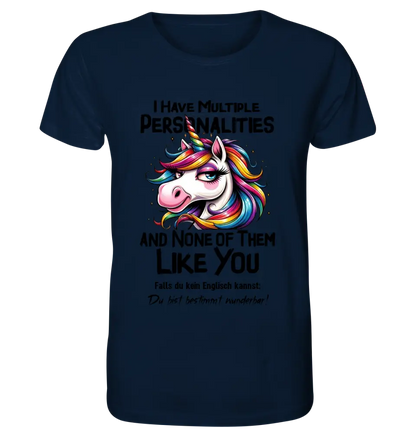 Unicorn - Multiple Personality • Cat • Unisex Premium T-Shirt XS-5XL made of organic cotton for women &amp; men • Exclusive design • personalized