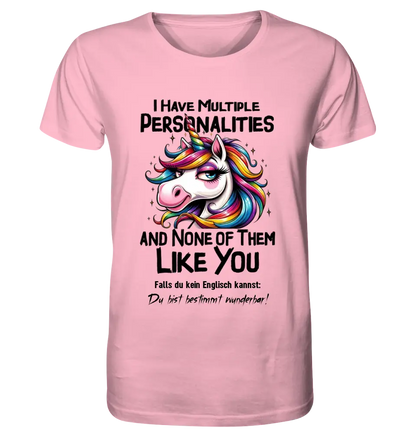 Unicorn - Multiple Personality • Cat • Unisex Premium T-Shirt XS-5XL made of organic cotton for women &amp; men • Exclusive design • personalized