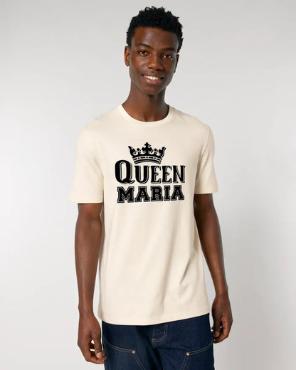 QUEEN + DESIRED NAME • Unisex Premium T-Shirt XS-5XL made of organic cotton for women &amp; men • Exclusive design • personalized