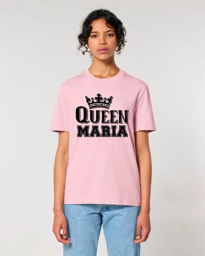 QUEEN + WUNSCHNAME • Unisex Premium T-Shirt XS-5XL aus Bio-Baumwolle für Damen & Herren • Exklusivdesign • personalisiert