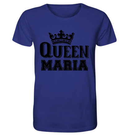 QUEEN + DESIRED NAME • Unisex Premium T-Shirt XS-5XL made of organic cotton for women &amp; men • Exclusive design • personalized