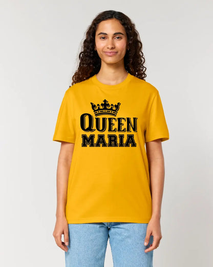 QUEEN + DESIRED NAME • Unisex Premium T-Shirt XS-5XL made of organic cotton for women &amp; men • Exclusive design • personalized