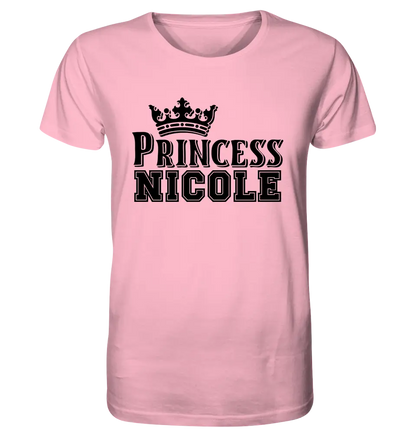 PRINCESS + DESIRED NAME • Unisex Premium T-Shirt XS-5XL made of organic cotton for women &amp; men • Exclusive design • personalized