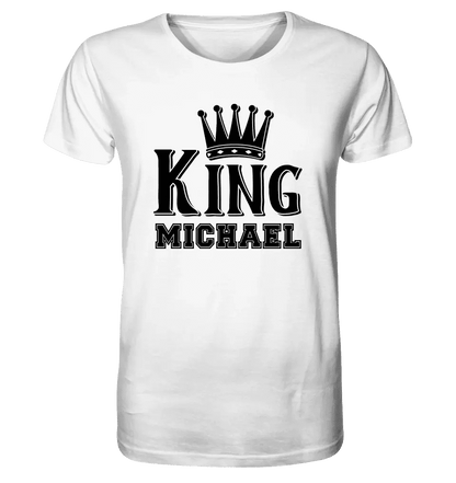 KING + DESIRED NAME • Unisex Premium T-Shirt XS-5XL made of organic cotton for women &amp; men • Exclusive design • personalized