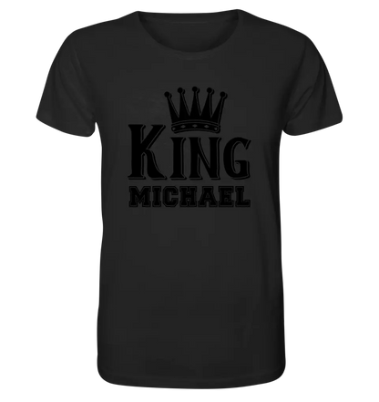 KING + DESIRED NAME • Unisex Premium T-Shirt XS-5XL made of organic cotton for women &amp; men • Exclusive design • personalized