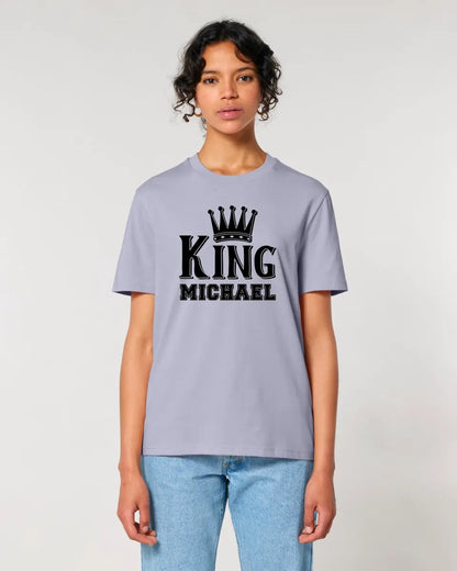 KING + WUNSCHNAME • Unisex Premium T-Shirt XS-5XL aus Bio-Baumwolle für Damen & Herren • Exklusivdesign • personalisiert