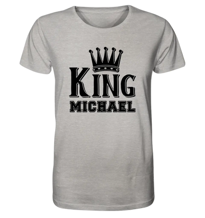 KING + WUNSCHNAME • Unisex Premium T-Shirt XS-5XL aus Bio-Baumwolle für Damen & Herren • Exklusivdesign • personalisiert