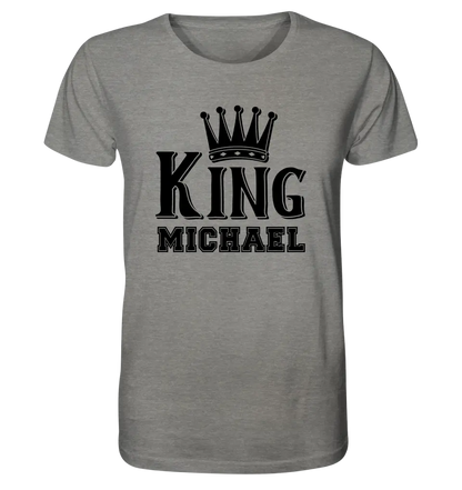 KING + DESIRED NAME • Unisex Premium T-Shirt XS-5XL made of organic cotton for women &amp; men • Exclusive design • personalized