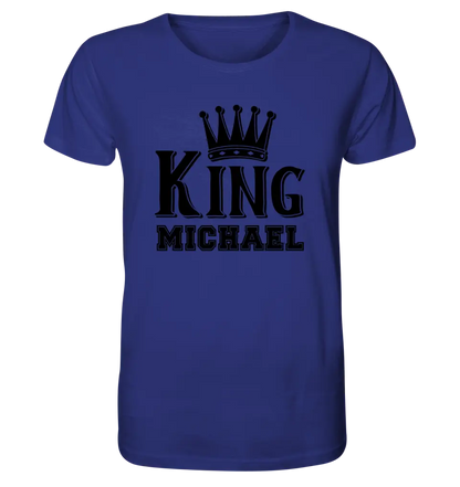 KING + WUNSCHNAME • Unisex Premium T-Shirt XS-5XL aus Bio-Baumwolle für Damen & Herren • Exklusivdesign • personalisiert