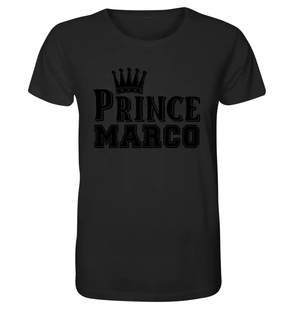 PRINCE + DESIRED NAME • Unisex Premium T-Shirt XS-5XL made of organic cotton for women &amp; men • Exclusive design • personalized