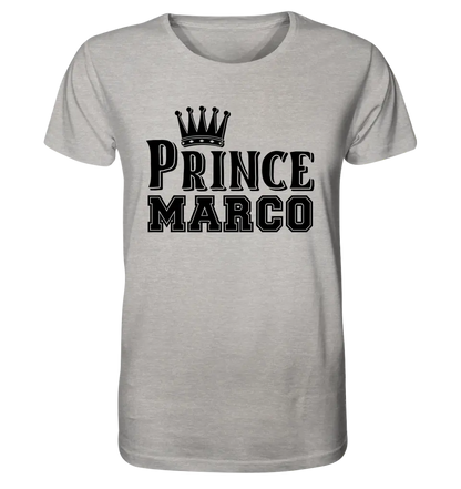 PRINCE + WUNSCHNAME • Unisex Premium T-Shirt XS-5XL aus Bio-Baumwolle für Damen & Herren • Exklusivdesign • personalisiert