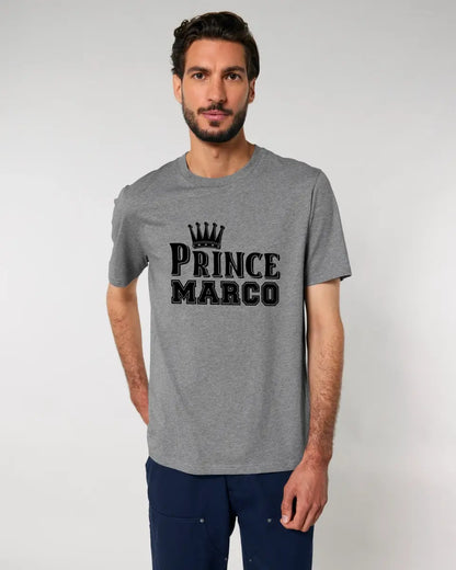 PRINCE + WUNSCHNAME • Unisex Premium T-Shirt XS-5XL aus Bio-Baumwolle für Damen & Herren • Exklusivdesign • personalisiert