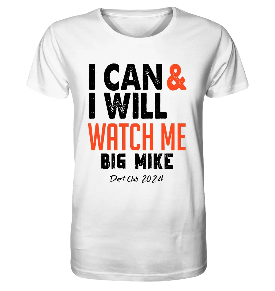 I CAN & I WILL • Unisex Premium T-Shirt XS-5XL aus Bio-Baumwolle für Damen & Herren • Exklusivdesign • personalisiert