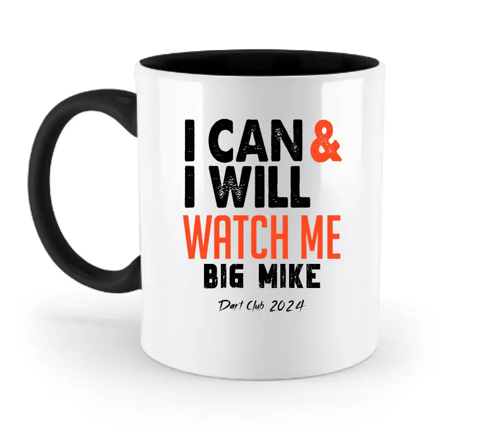 I CAN & I WILL • zweifarbige Tasse  • Exklusivdesign • personalisiert