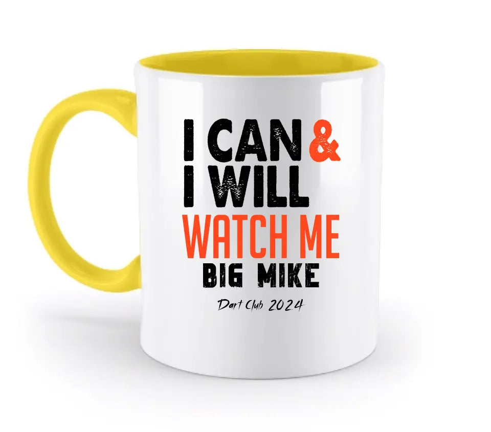 I CAN & I WILL • zweifarbige Tasse  • Exklusivdesign • personalisiert