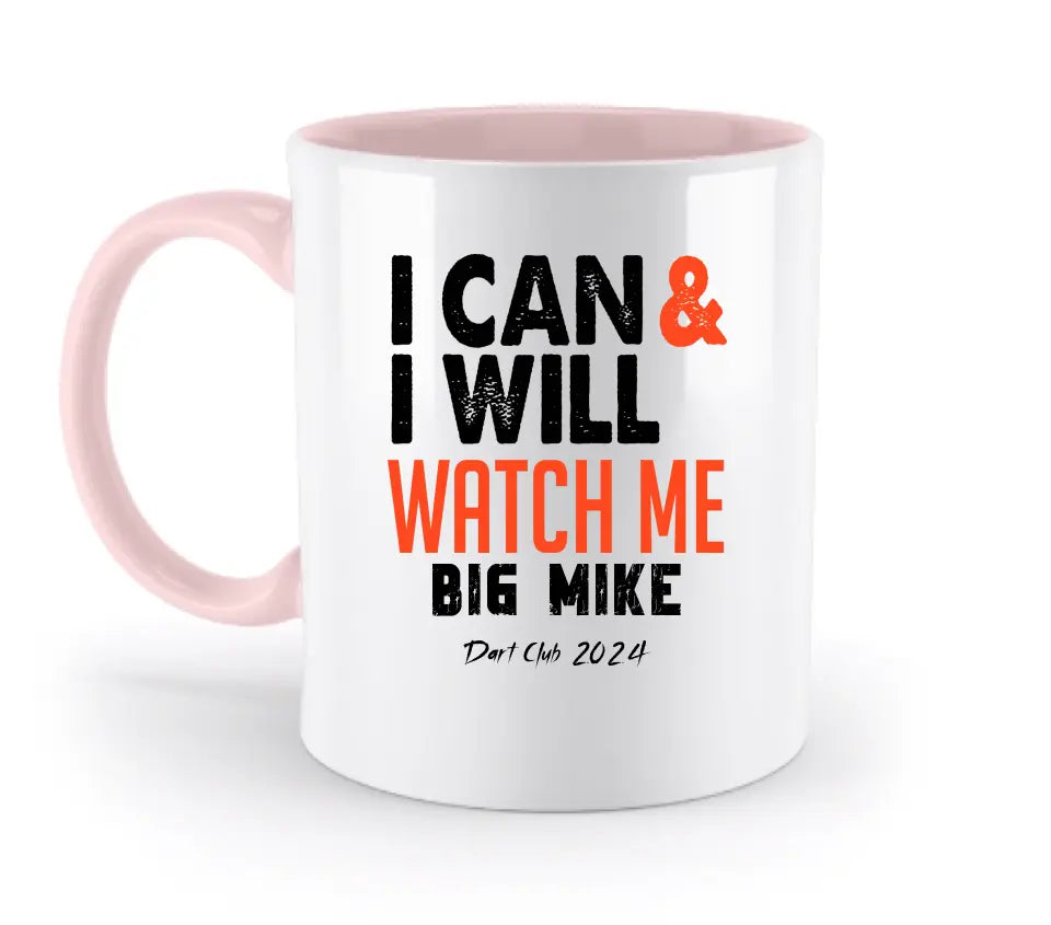 I CAN & I WILL • zweifarbige Tasse  • Exklusivdesign • personalisiert