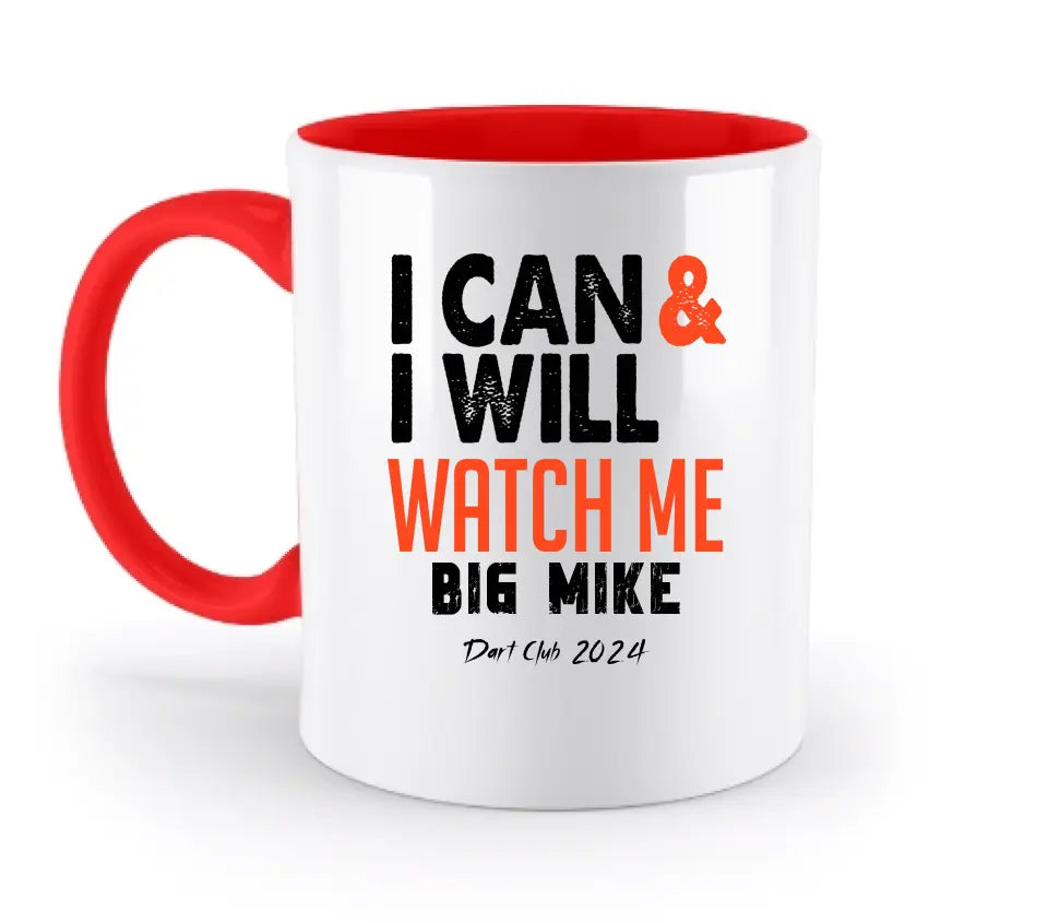 I CAN & I WILL • zweifarbige Tasse  • Exklusivdesign • personalisiert