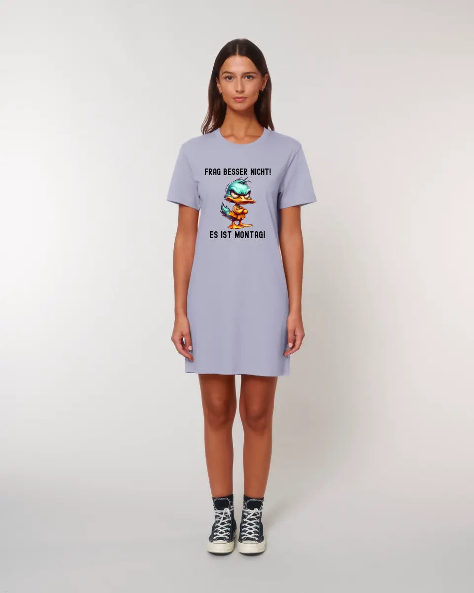 Lousy Duck • Customize the text • 4 versions • Ladies Premium T-Shirt Dress made of organic cotton S-2XL • Exclusive design • personalized