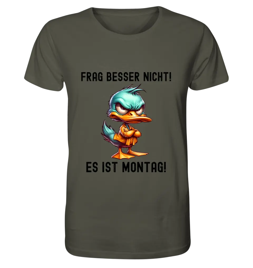 Miese Ente • Passe den Text an • Unisex Premium T-Shirt XS-5XL aus Bio-Baumwolle für Damen & Herren • Exklusivdesign • personalisiert