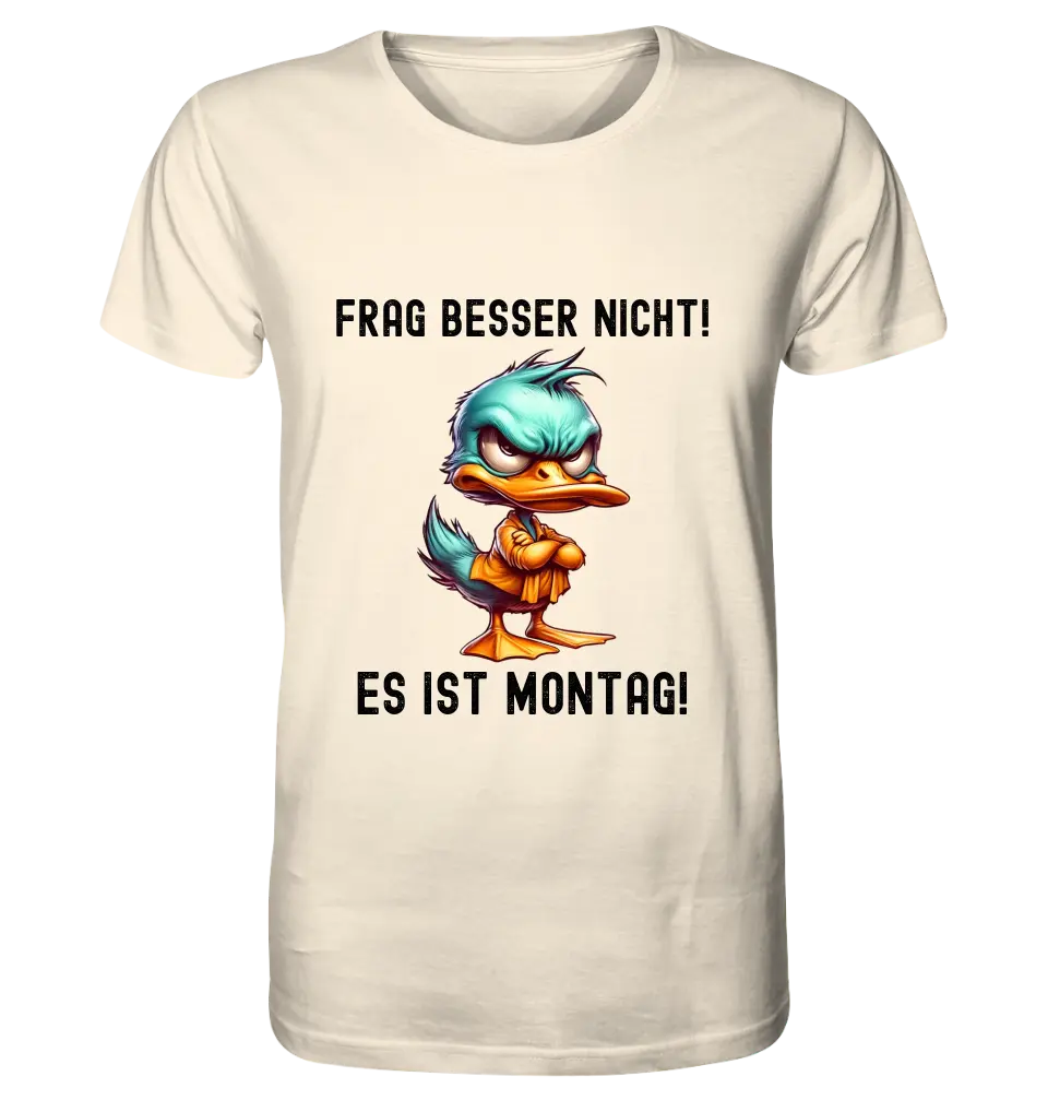 Miese Ente • Passe den Text an • Unisex Premium T-Shirt XS-5XL aus Bio-Baumwolle für Damen & Herren • Exklusivdesign • personalisiert