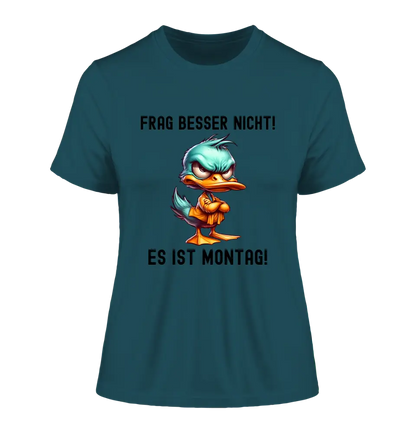 Miese Ente • Passe den Text an • Ladies Premium T-Shirt XS-2XL aus Bio-Baumwolle für Damen • Exklusivdesign • personalisiert