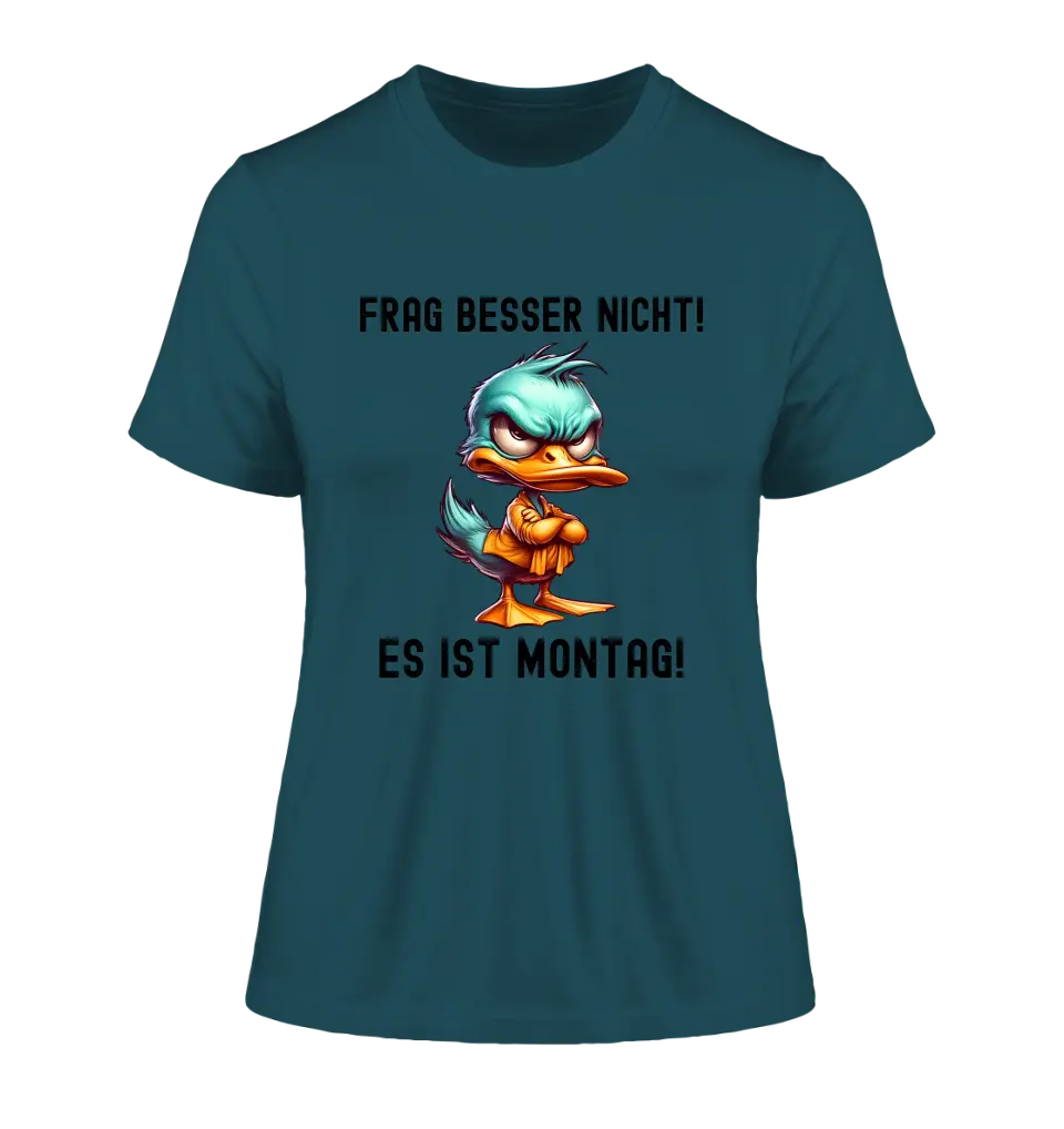 Miese Ente • Passe den Text an • Ladies Premium T-Shirt XS-2XL aus Bio-Baumwolle für Damen • Exklusivdesign • personalisiert