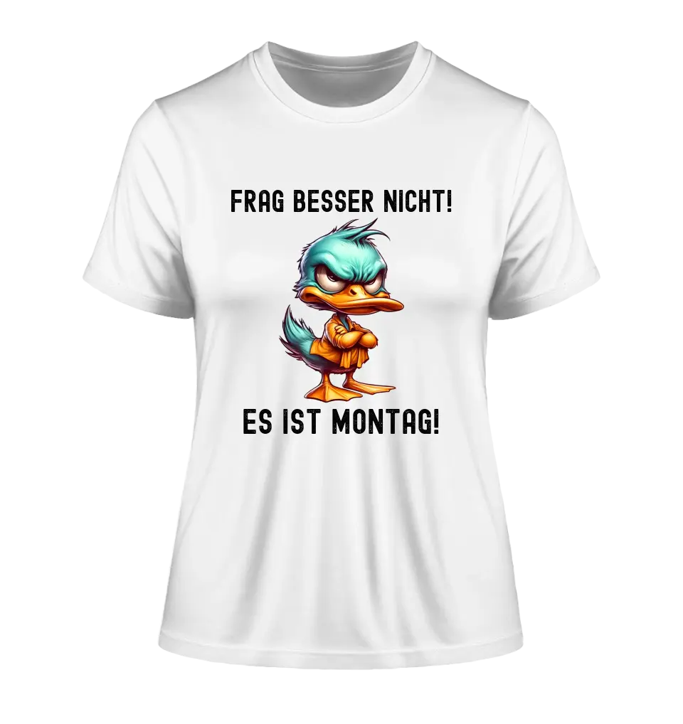 Miese Ente • Passe den Text an • Ladies Premium T-Shirt XS-2XL aus Bio-Baumwolle für Damen • Exklusivdesign • personalisiert