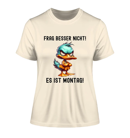 Miese Ente • Passe den Text an • Ladies Premium T-Shirt XS-2XL aus Bio-Baumwolle für Damen • Exklusivdesign • personalisiert