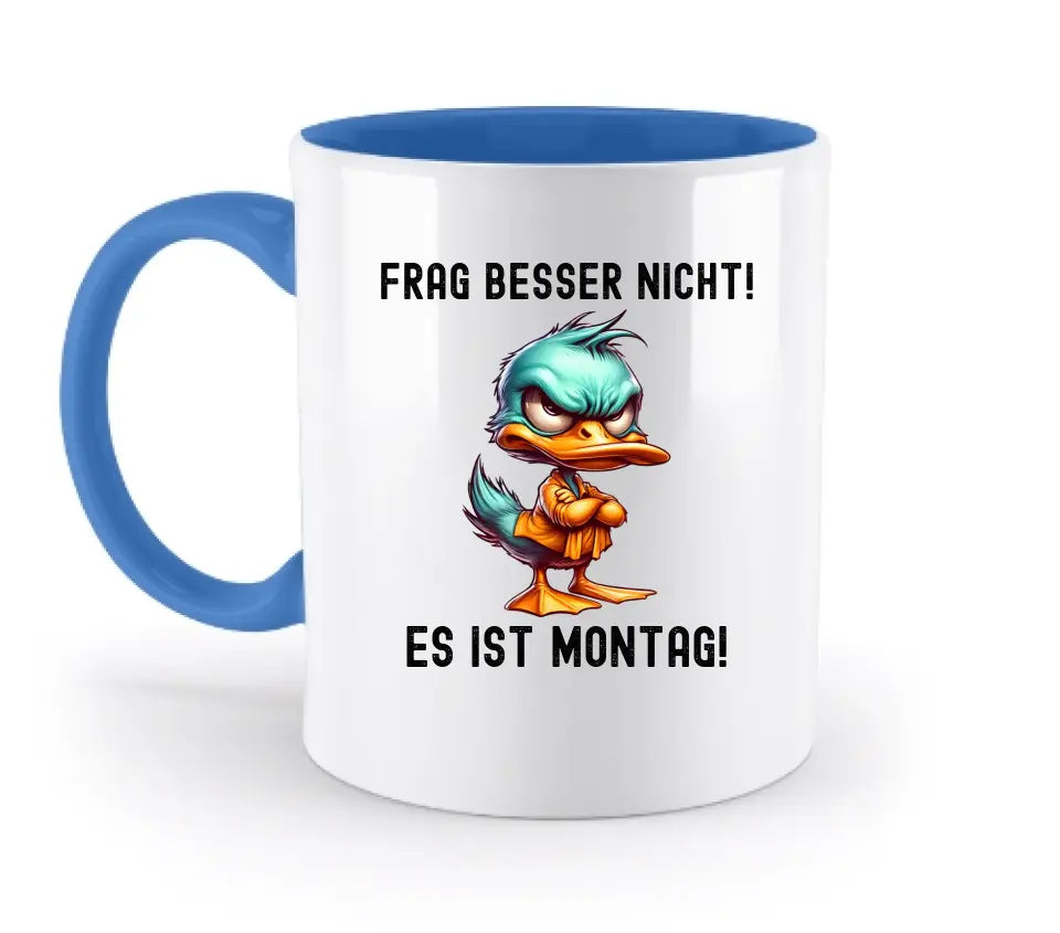 Miese Ente • Passe den Text an • zweifarbige Tasse  • Exklusivdesign • personalisiert