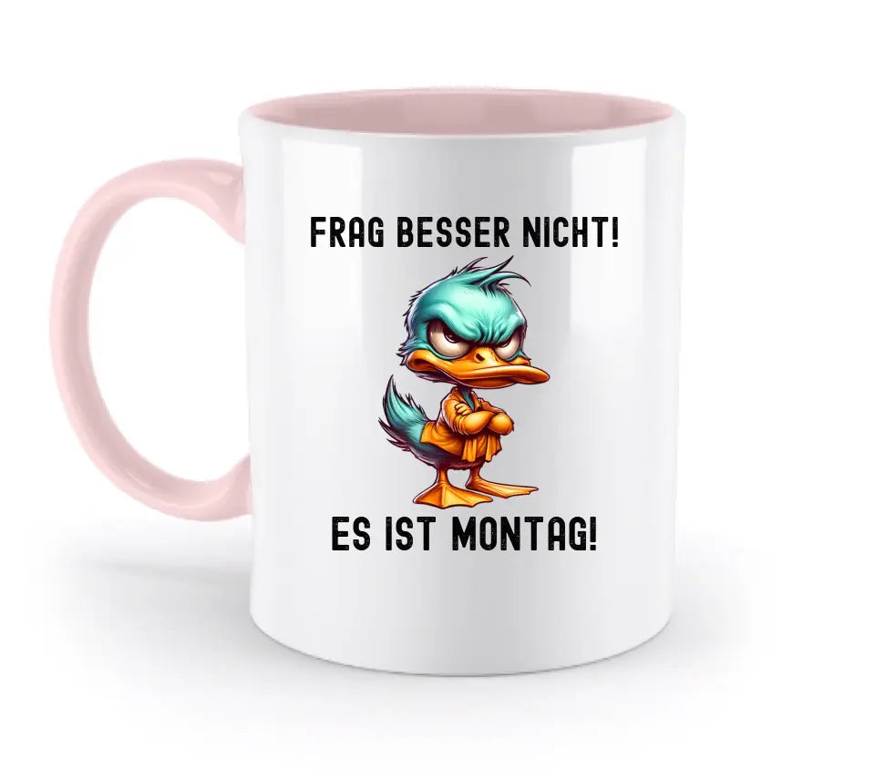 Miese Ente • Passe den Text an • zweifarbige Tasse • Exklusivdesign • personalisiert