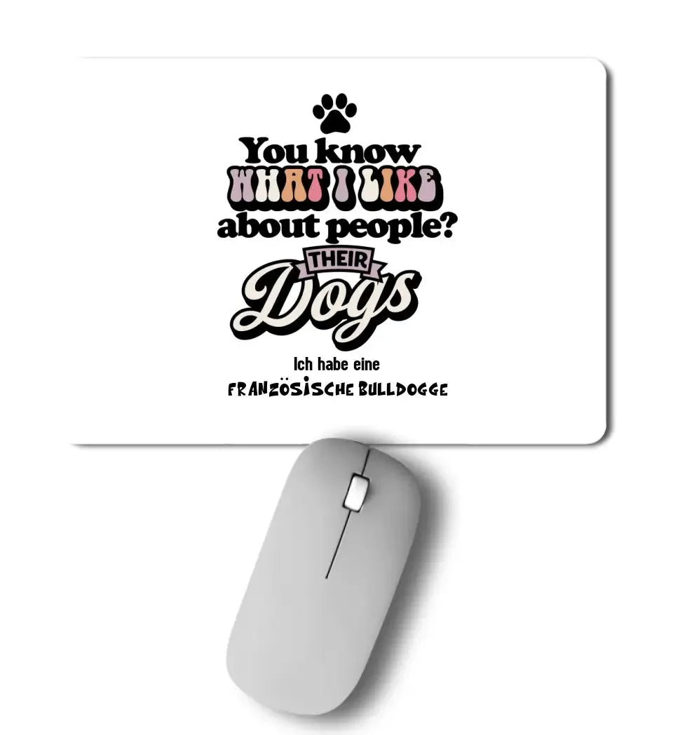 Their Dogs • Hund • Passe den Text an • Mousepad • Exklusivdesign • personalisiert