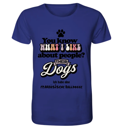 Their Dogs • Dog • Customize the text • Unisex Premium T-Shirt XS-5XL made of organic cotton for women &amp; men • Exclusive design • personalized