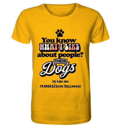 Their Dogs • Dog • Customize the text • Unisex Premium T-Shirt XS-5XL made of organic cotton for women &amp; men • Exclusive design • personalized